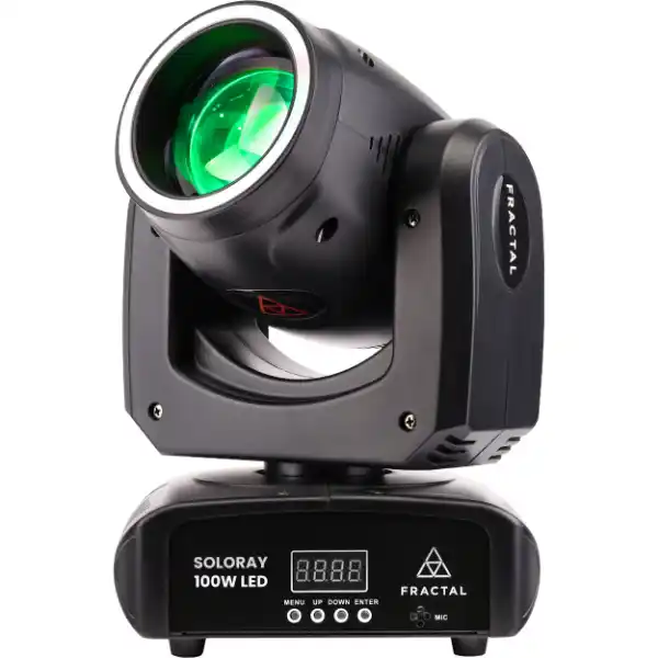 Fractal Lights SOLORAY 100W LED + LED RING MOVING HEAD-lampa LED  Reflektor