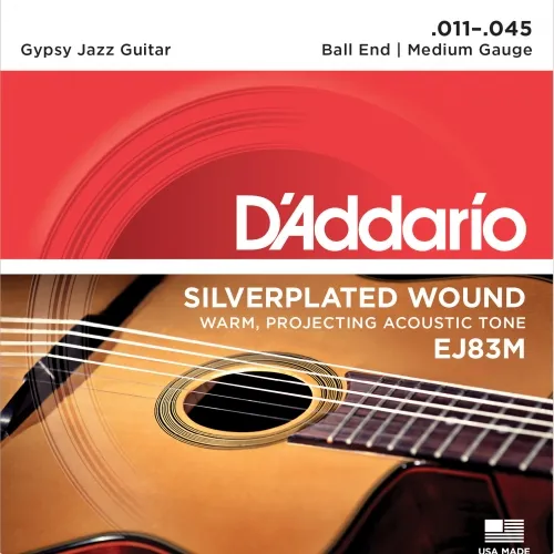 daddario EJ83M 11-45 Gypsy Jazz Medium Žice (SET)