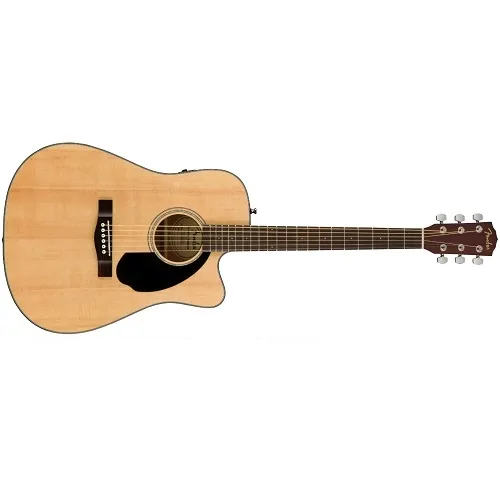 Fender CD-60SCE Dreadnought, Walnut Fingerboard, Natural Ozvucena akustična gitara