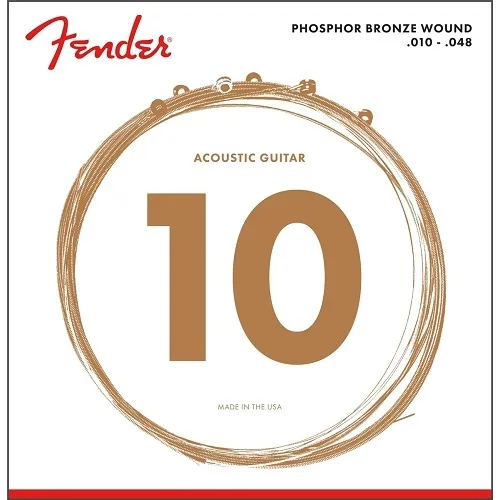 Fender 60XL Phosphor Bronze 10-48 Žice za akustičnu gitaru (SET)