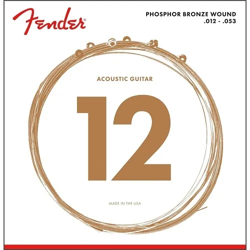 Fender 60L Phosphor Bronze 12-53 Žice za akustičnu gitaru (SET)