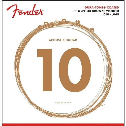 Fender 860XL Phosphor Bronze Dura Tone 10-48 Žice za akustičnu gitaru (SET)