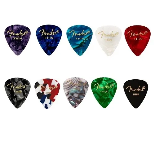 Fender Trzalice 351 Shape Premium Picks - Multi-Color (KOM)