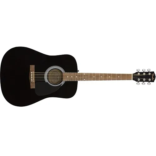 Fender FA-115 Dreadnought Pack, Black, Walnut Fingerboard Akustična gitara sa setom (SET)