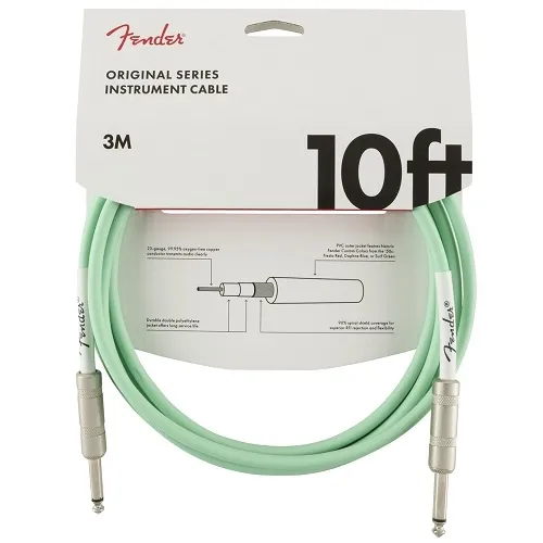 Fender kabel Original Series Instrument Cable 10' SURF GREEN (KOM)