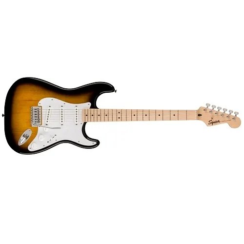 Fender-SQUIER Sonic Stratocaster, Maple Fingerboard, White Pickguard Električna gitara