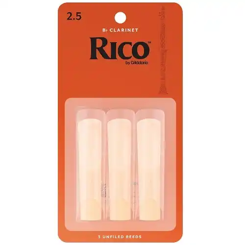 RICO RCA0325 RICO 3pak trska za Bb clarinet 2,5 (PAK)