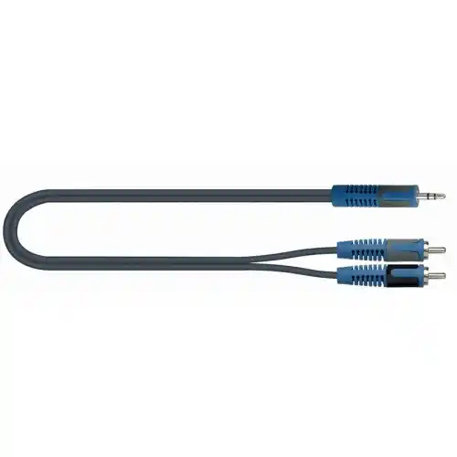 Q-LOK RKSA150-2 Kabel 2xRCA-M - 1x3,5mm st. 2m (KOM)