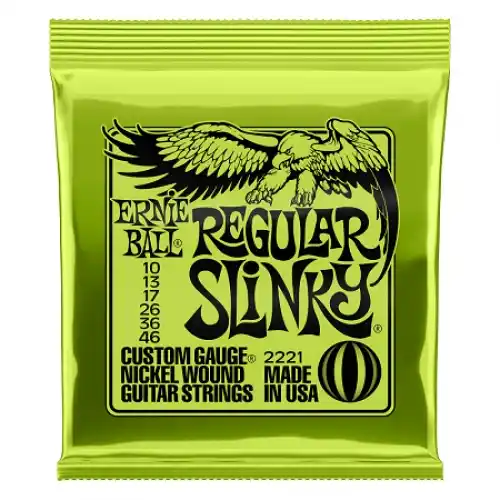 Ernie Ball Slinky P02221 Nickl Regular 10-46 Zice za električnu gitaru (SET)