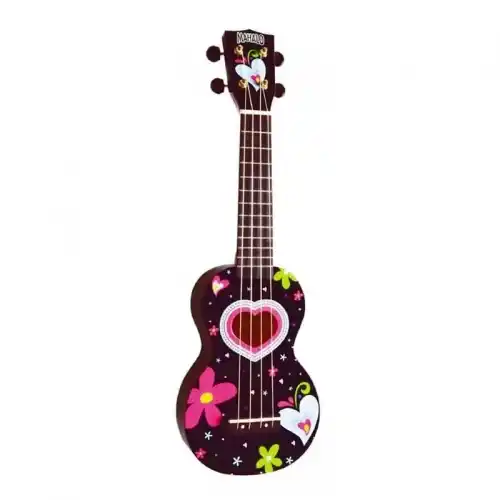 MAHALO MA1HEBK HEART BLACK -Ukulele (SET)