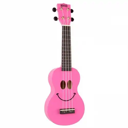 MAHALO U-SMILE-PK Pink ukulele/hawaii Ukulele set (SET)