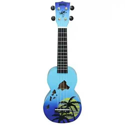 MAHALO MD1HABUB HAWAII Blue Burst Ukulele (SET)