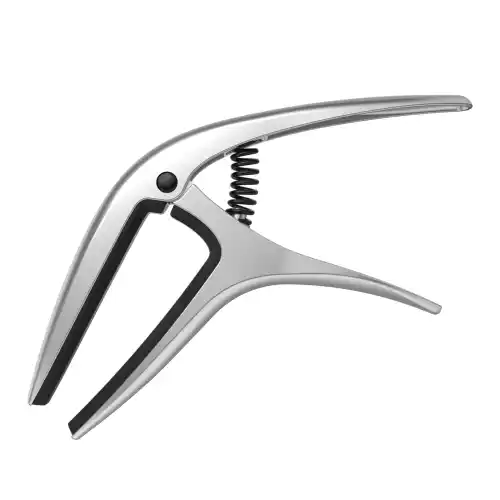 Ernie Ball P09601 AXIS DUAL RADIUS CAPO Kapodaster srebrena boja