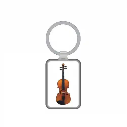 AGIFTY K 1054 Privjesak za ključeve violina metalni 7,5 *3 cm