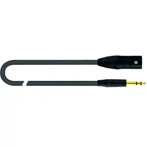 Q-LOK JUST MJS 10 Mikrofon kabel 10m (XLR Male - Stero 6,3 jack) crna boja (KOM)