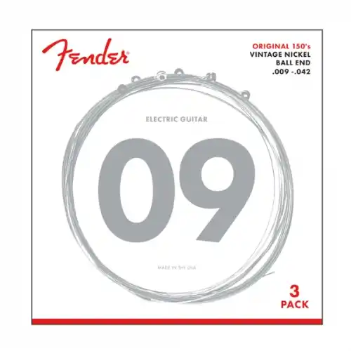 Fender 3-PAK 150L NICKEL BALL 009-042 Žice za električnu gitaru (SET)