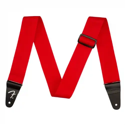 Fender remen POLYPRO STRAP RED Remen za gitaru