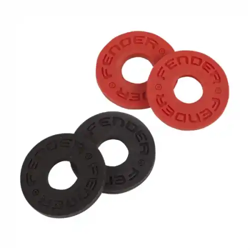 Fender kabel STRAP BLOCKS 4 PK 2BLK/2 RED (SET)