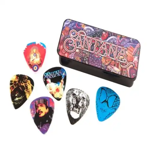 DUNLOP Trzalice SANPT01M SANTANA medium PICK TIN - SANTANA (SET)