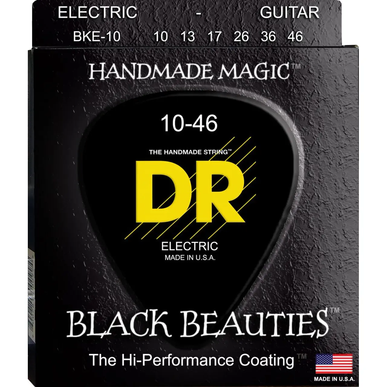 DR STRINGS DR Black Beauties 10-46 Žice za električnu gitaru crne boje