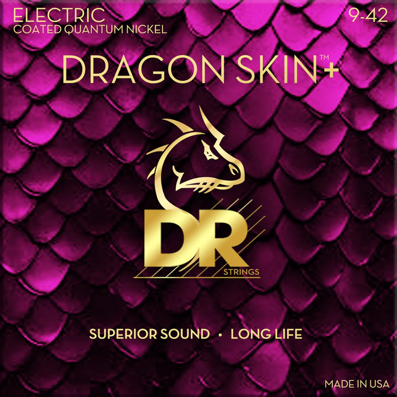 DR STRINGS DR DRAGON SKIN+ 9-42 Žice za  električnu gitaru