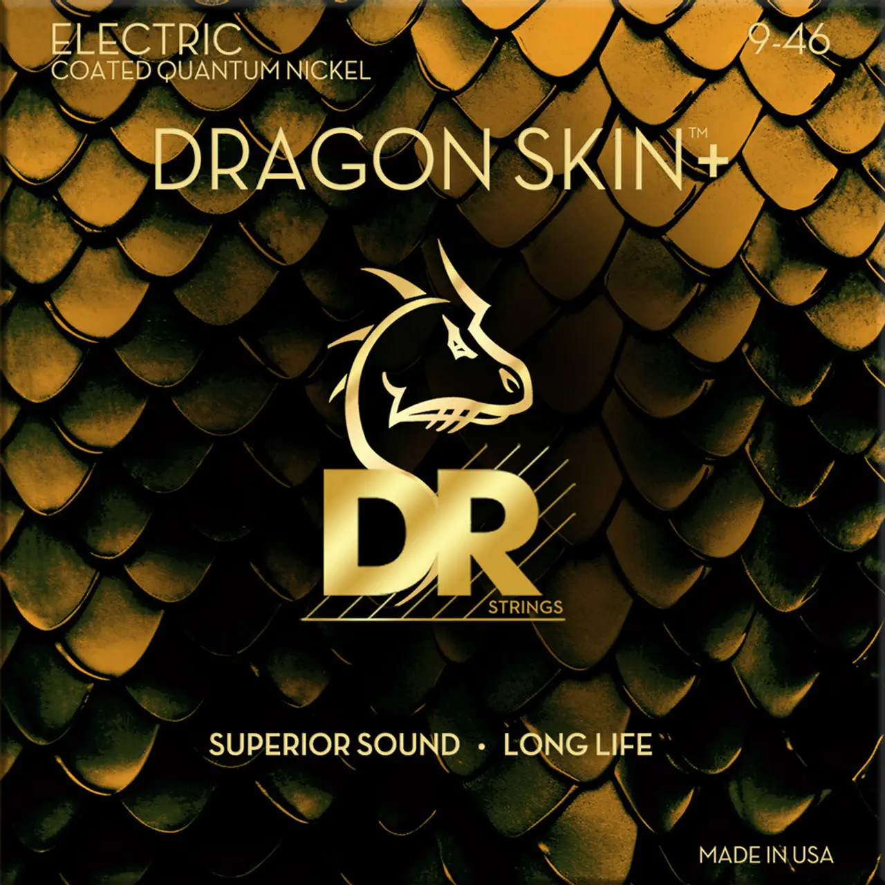 DR STRINGS DR DRAGON SKIN+ 9-46 Žice za električnu gitaru