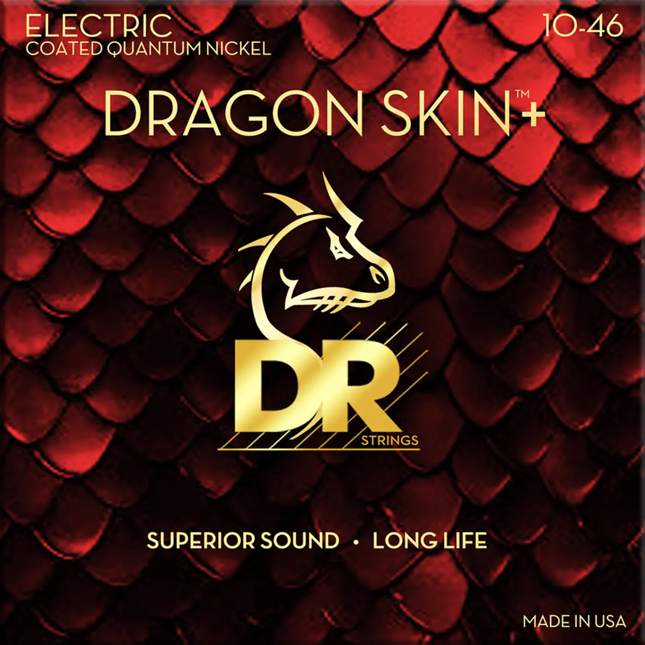DR STRINGS DR DRAGON SKIN+ 10-46 Žice za  električnu gitaru
