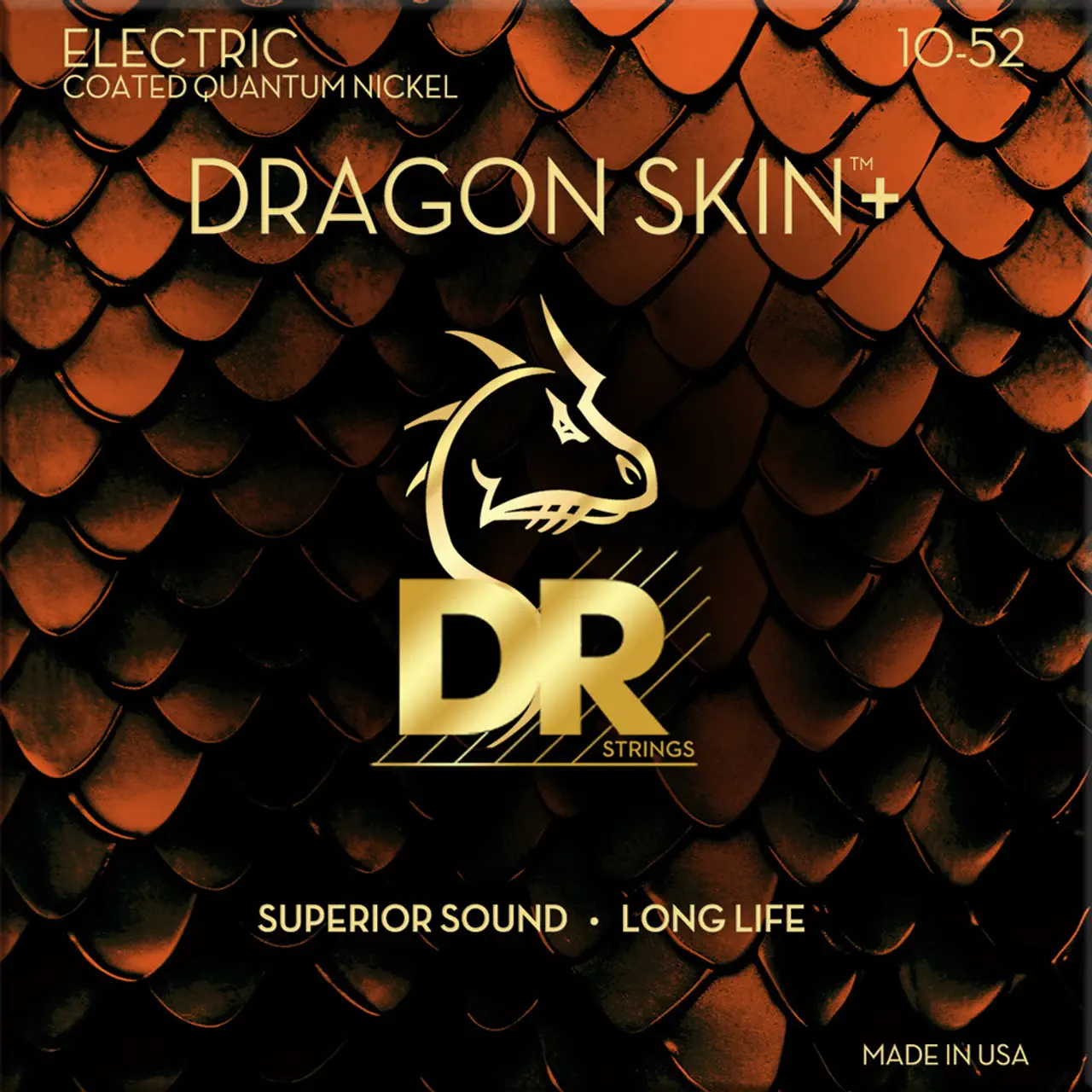 DR STRINGS DR DRAGON SKIN+ 10-52 Žice za  električnu gitaru