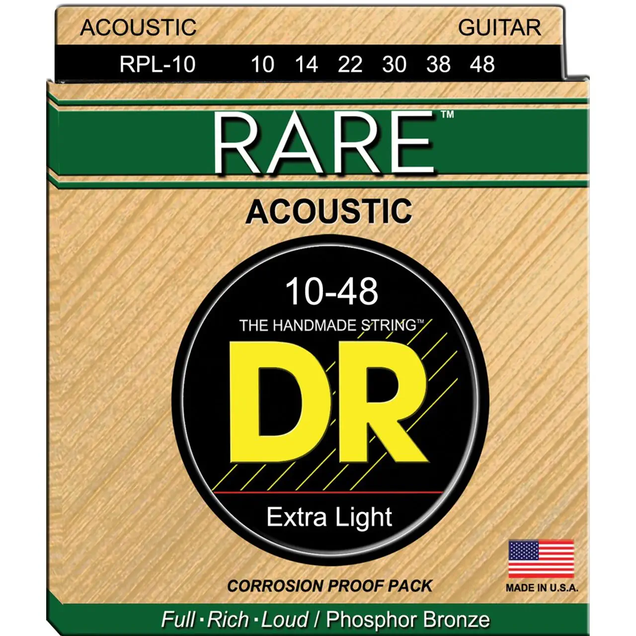 DR STRINGS DR RARE 10-48 Phosphor Bronze  Žice za akustičnu gitaru