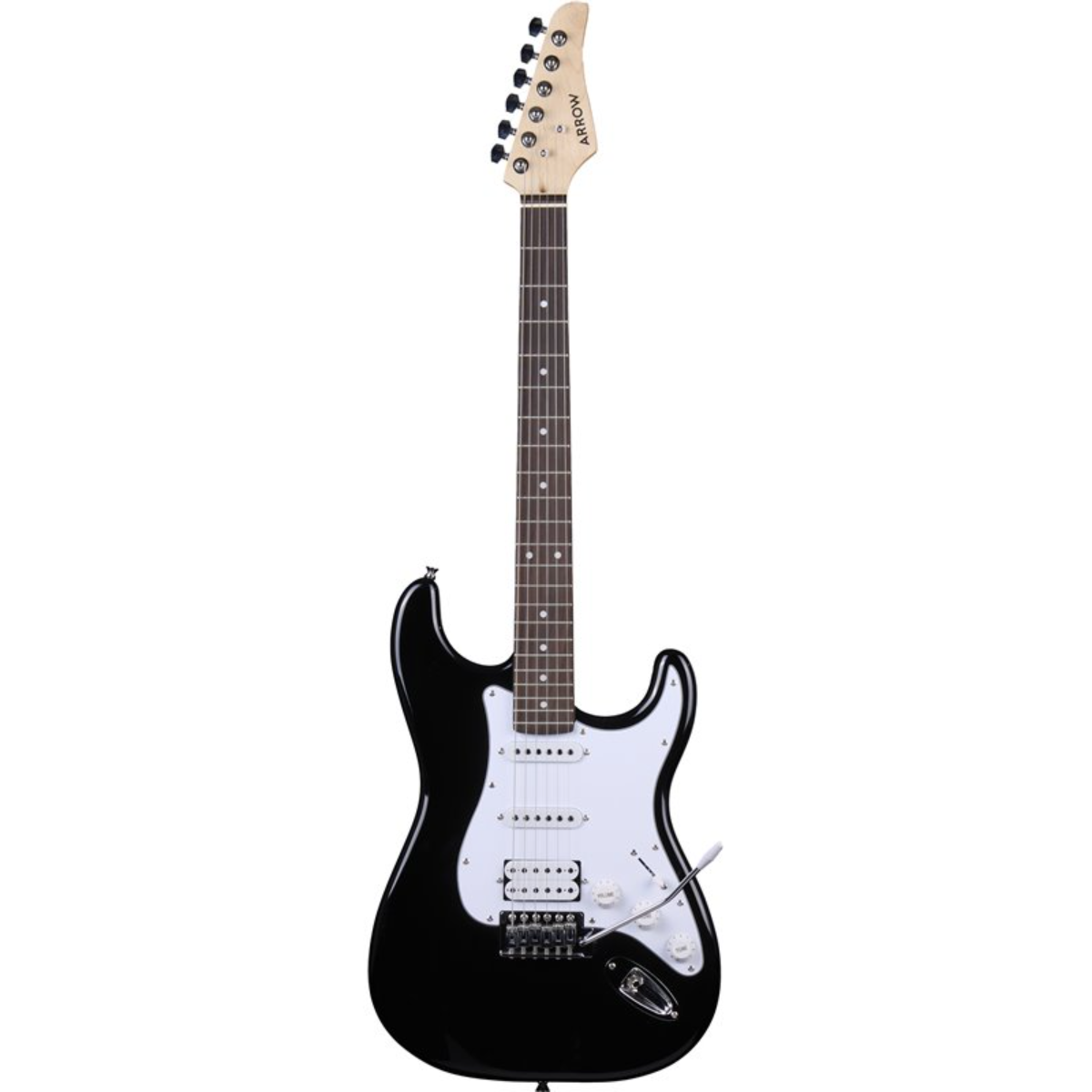 Arrow ST 211 Deep Black Rosewood white Električna gitara