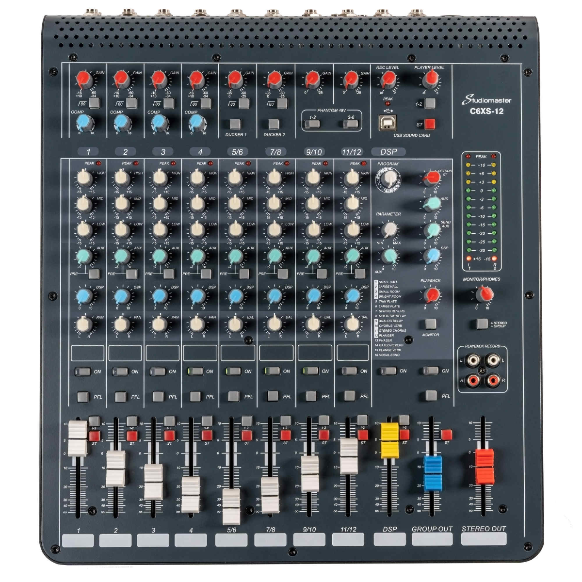 Studiomaster C6XS-12 eff Audio mikseta