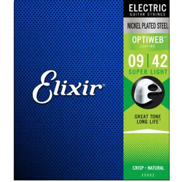 ELIXIR 09-42 OPTIWEB nickel plated steel Žice za električnu gitaru (SET)