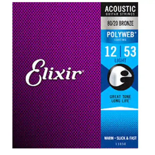 ELIXIR 12-53 POLYWEB bronze Žice za akustičnu gitaru (SET)