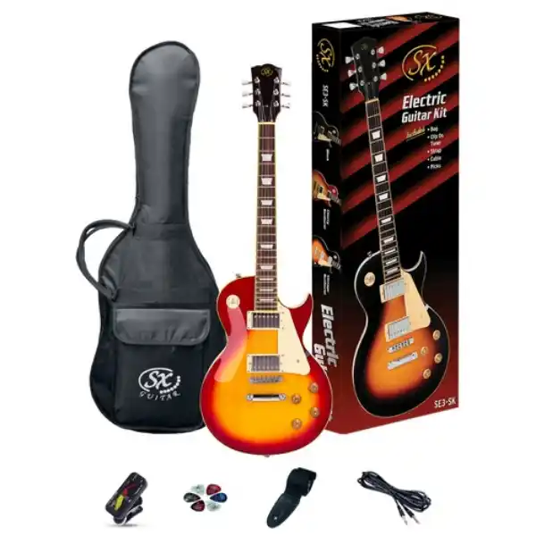 SX SE3-SK-CS Les Paul Električna gitara set