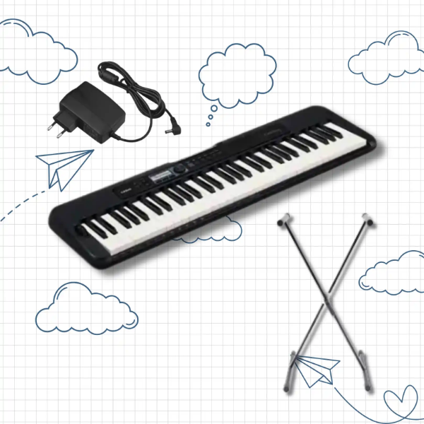 CASIO CT-S300 Sintisajzer back 2 school set