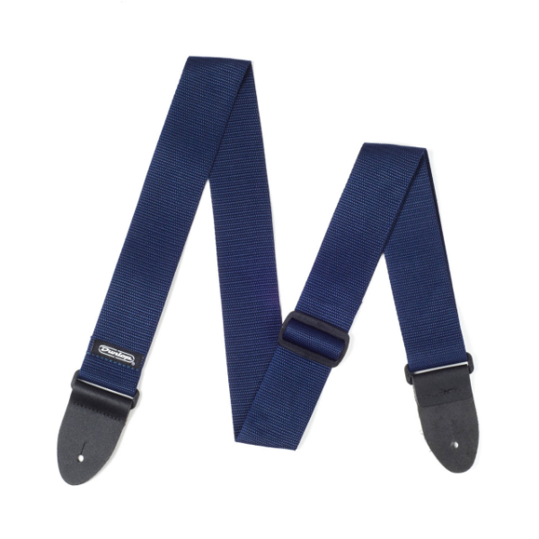 DUNLOP D07-01NV DUNLOP POLY STRAP NAVY BLUE Remen za gitaru