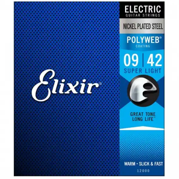 ELIXIR 09-42 POLYWEB nickel plated steel Žice za električnu gitaru (SET)