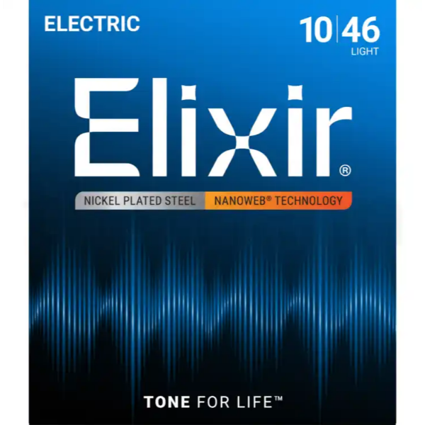 ELIXIR 10-46 NANOWEB 3 PACK  Žice za električnu gitaru (SET)