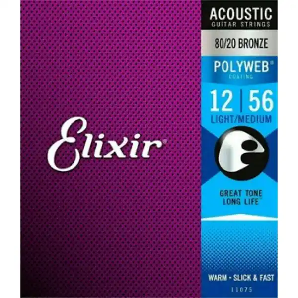 ELIXIR 12-56 POLYWEB bronze Žice za akustičnu gitaru (SET)