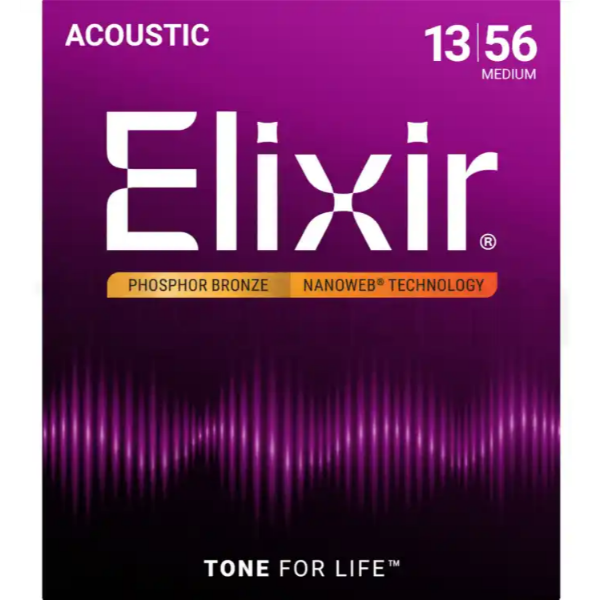 ELIXIR 13-56 nanoweb phosphor bronze Žice za akustičnu gitaru (SET)