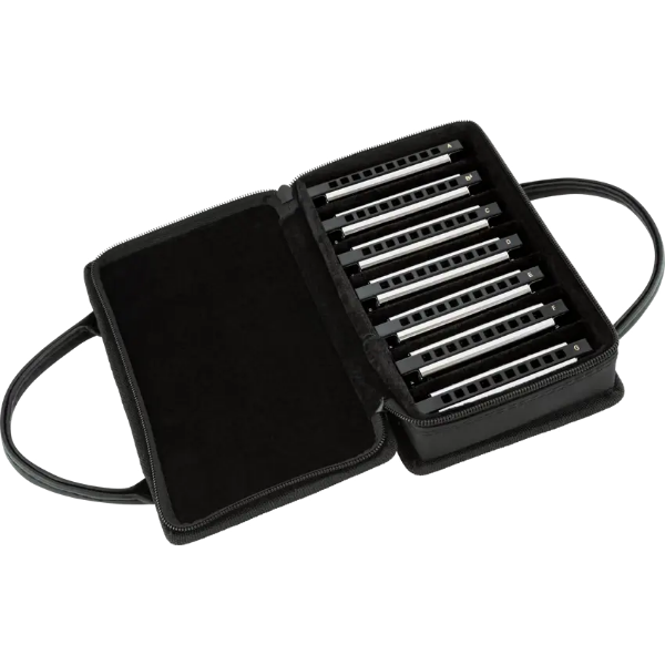 FENDER Harmonica Blues Deluxe pakovanje od 7 usnih harmonika sa futrolom (SET)