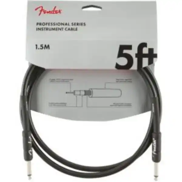 Fender kabel Professional 5 straight straight 1.5 M Instrument kablo (KOM)