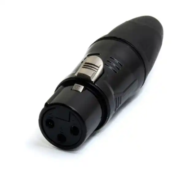 Q-LOK JUST J/XLR-F-B xlr Konektor ženski Crni