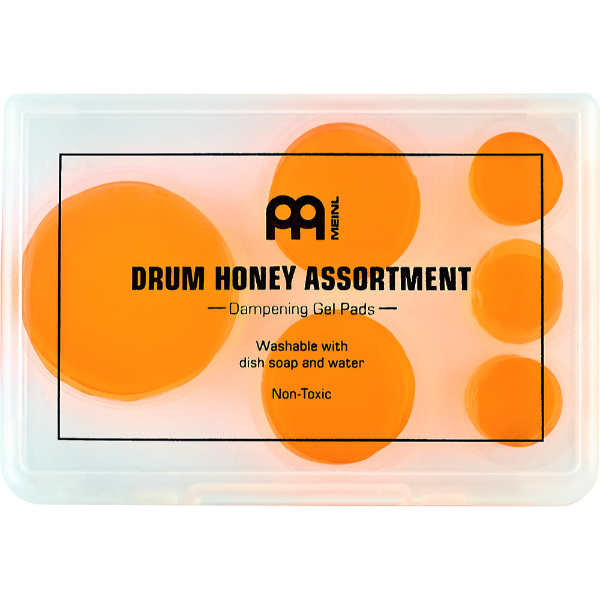Meinl MDHA Drum honey damper pads 12-pcs 6x small, 4x medium, 2x large Gel za prigušivanje