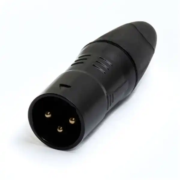 Q-LOK JUST J/XLR-M-B xlr Konektor muški Crni