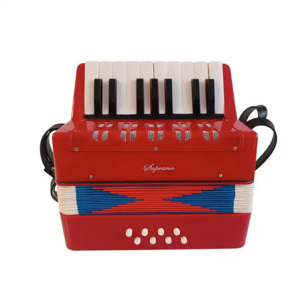 Soprano Harmonika (accordion) dječija ST215/RD (crvena boja) 8B/17K