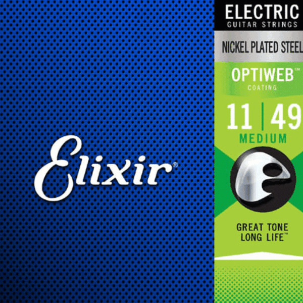 ELIXIR 11-49 OPTIWEB nickel plated steel Žice za električnu gitaru (SET)