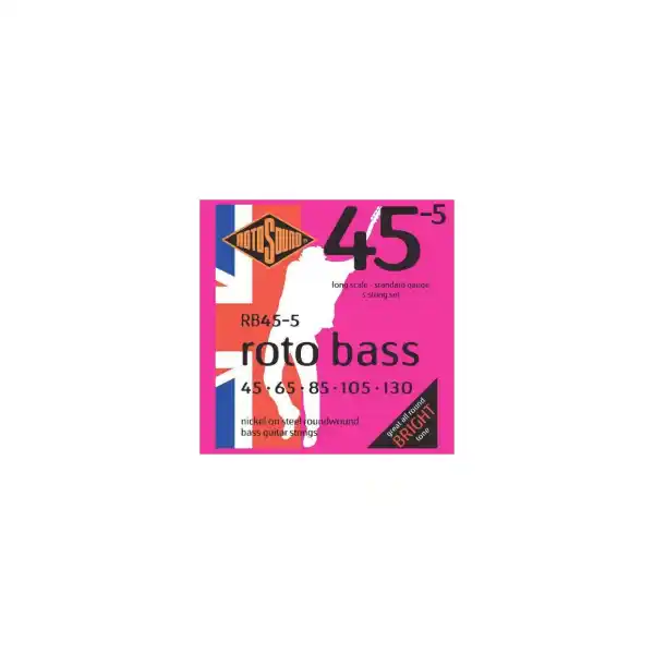 Rotosound RB455 45-130 Bass žice za 5-žičanu bas gitaru