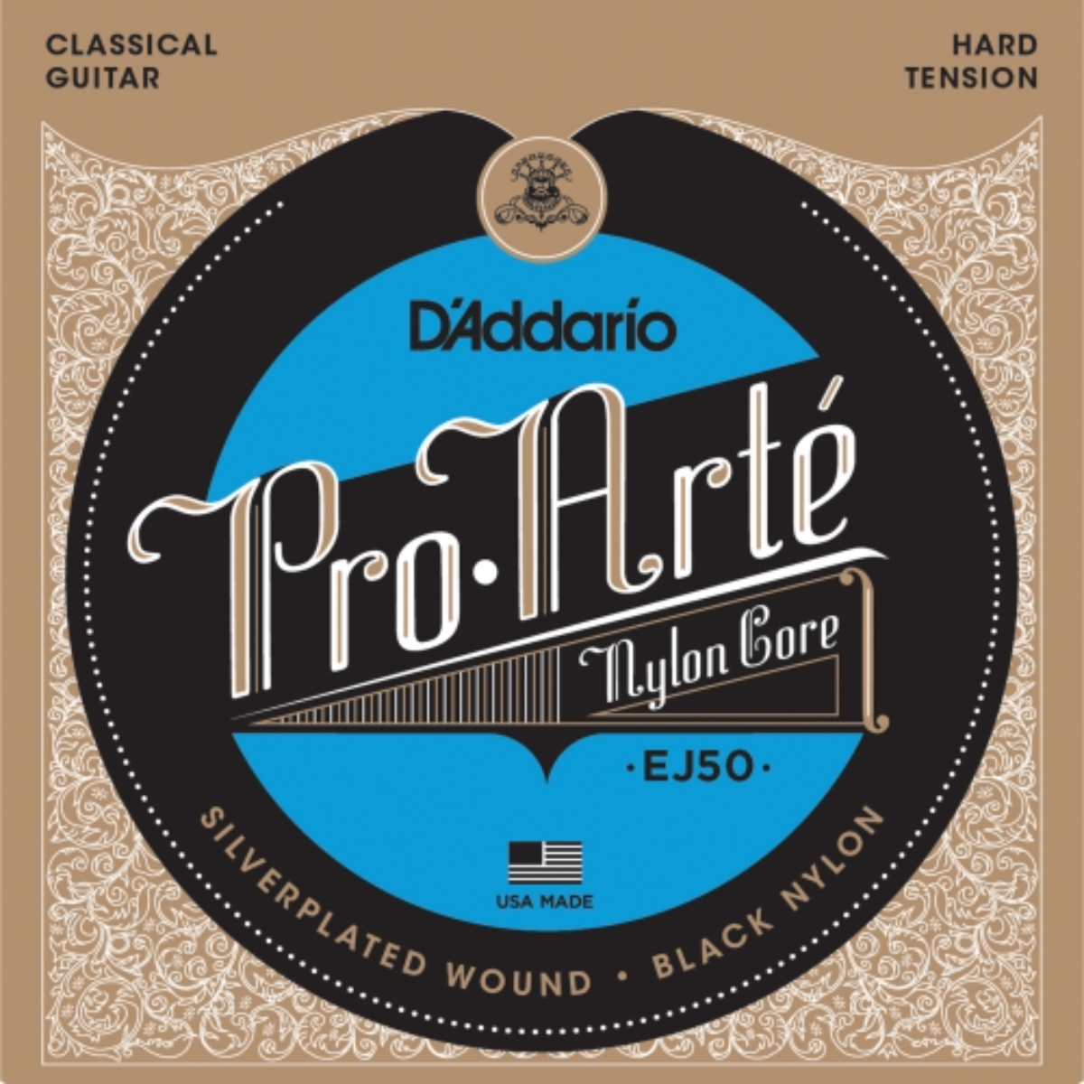 daddario EJ50 ProArte Black/silver Žice za klasičnu gitaru