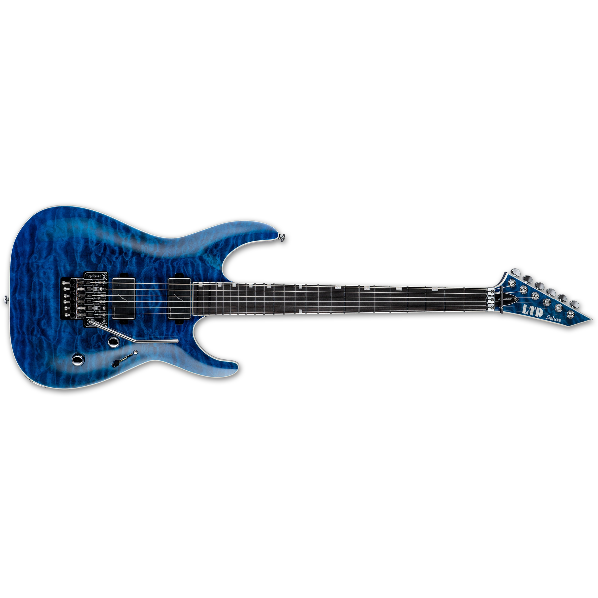 ESP LTD MH-1000 QM BLK Ocean Električna gitara